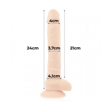 Dildo Silicona Density 24 cm Beis