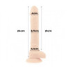 Dildo Silicona Density 24 cm Beis
