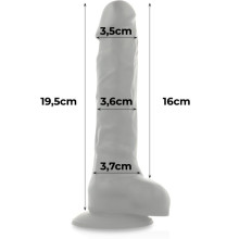 Dildo Silicona Density 24 cm Negro