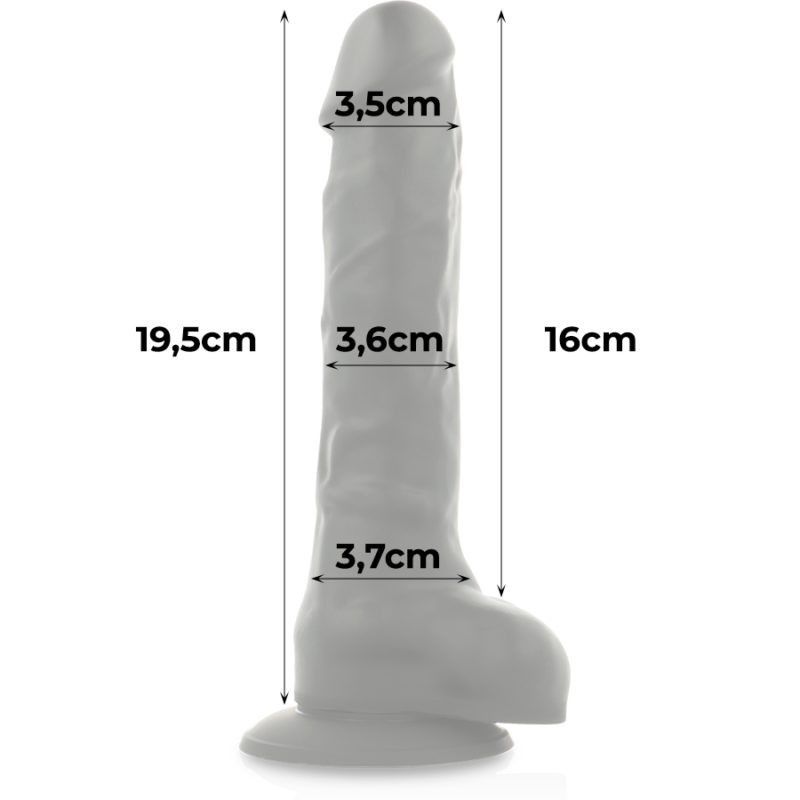 Dildo Silicona Density 24 cm Negro