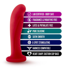 Dildo Silicona Temptasia Jezebel Rojo