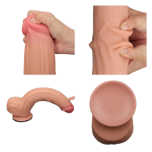 Dildo Sliding Skin Dual Density Lovetoy 12"