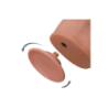 Dildo Sliding Skin Dual Density Lovetoy 13,5"