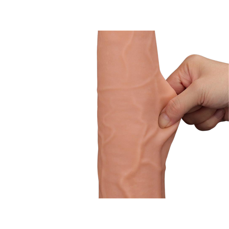 Dildo Sliding Skin Dual Density Lovetoy 13,5"
