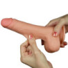 Dildo Sliding Skin Dual Density Lovetoy 7"