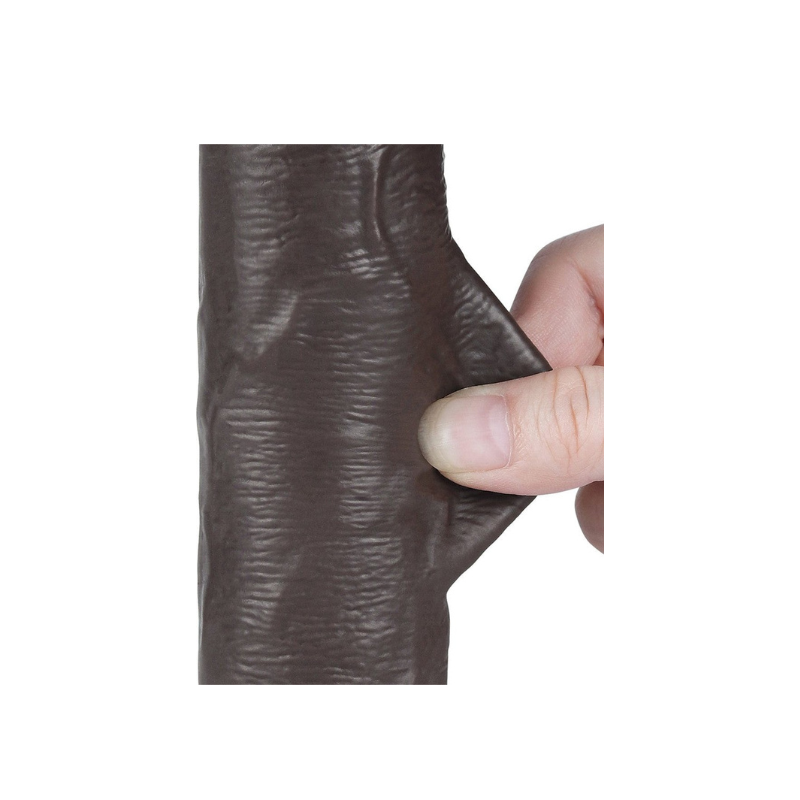 Dildo Sliding Skin Dual Density Lovetoy 8"