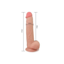 Dildo Sliding Skin Dual Density Lovetoy 9,5"