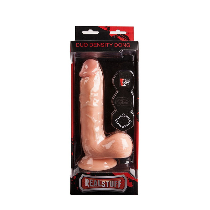 Dildo Ventosa Realstuff 21216 Duo Density 20 cm