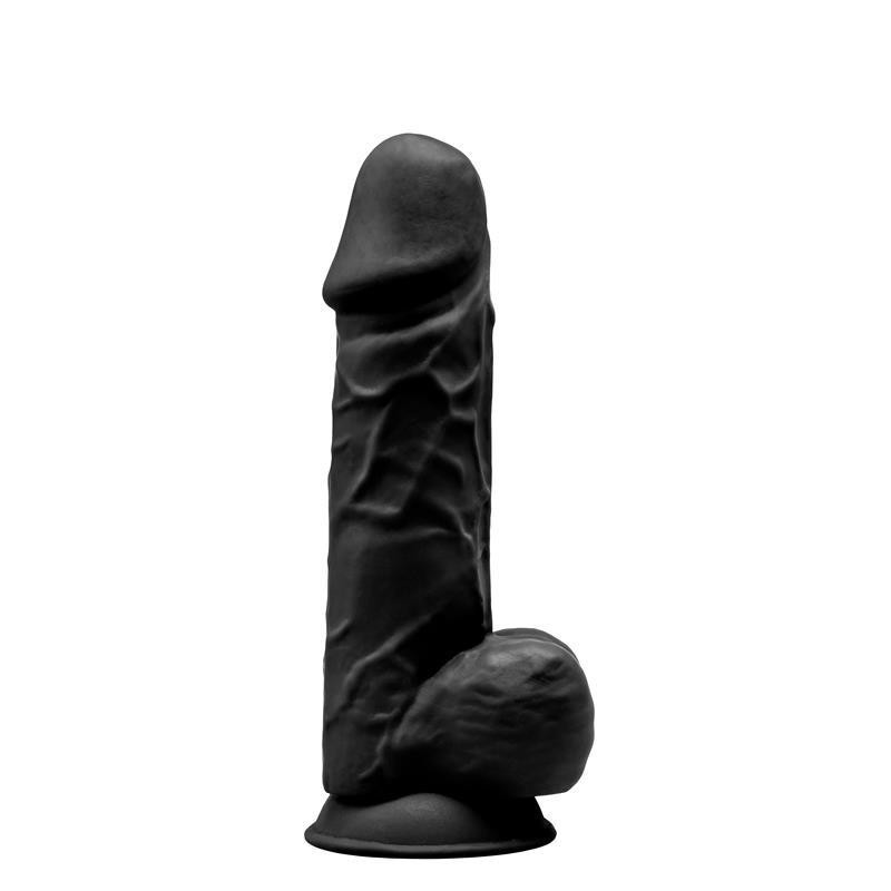 Dildo Ventosa SILEXD Negro 8,5 Modelo 4