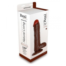 Dildo Vibrador Real Rapture 10 Marrón