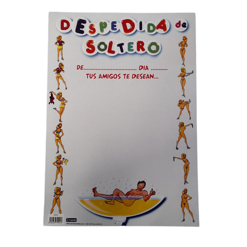 Diploma Despedida De Soltero