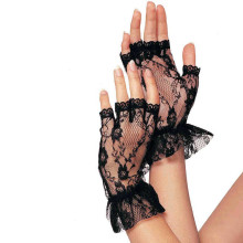 Guantes De Leg Avenue G1205 Mitones De Encaje