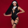 Disfraz De Monja Sexy Body