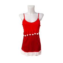 Disfraz Mamá Noel Con Pompones