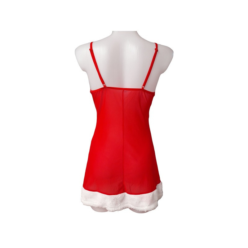 Disfraz Mamá Noel Con Pompones