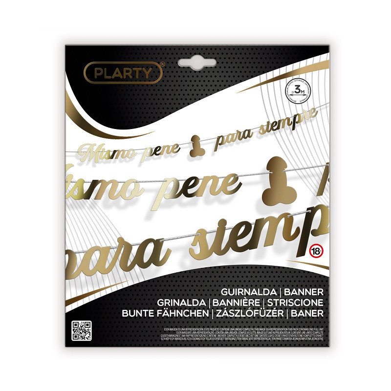 Guirnalda Mismo Pene Para Siempre 3 m