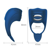 Electro Anillo Vibrador Foxshow Recargable Electroestimulación