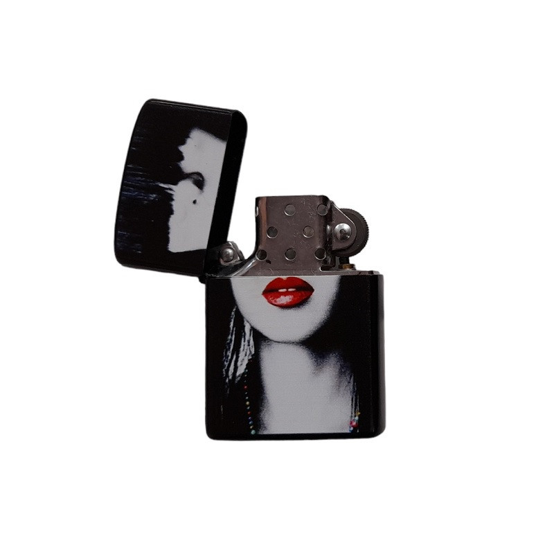 Encendedor De Gasolina Rostro Mujer