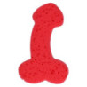 Esponja Baño Pene Roja