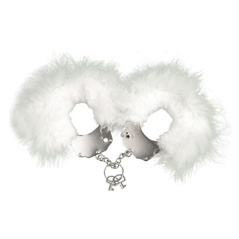 Esposas Adrien Lastic Plumas Blancas
