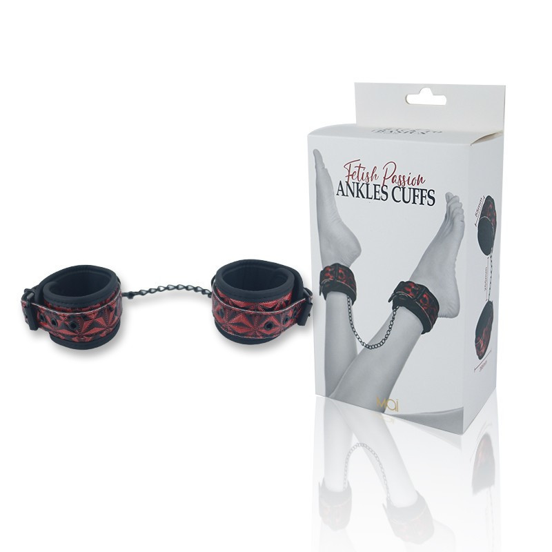 Esposas BTB Rojas Para Tobillos