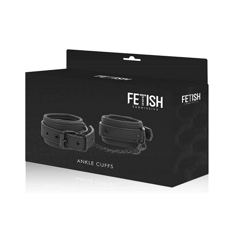 Esposas Fetish Submissive Tobillos Cuero Vegano