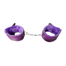 Esposas Forradas Con Hebilla Moradas Para Tobillos