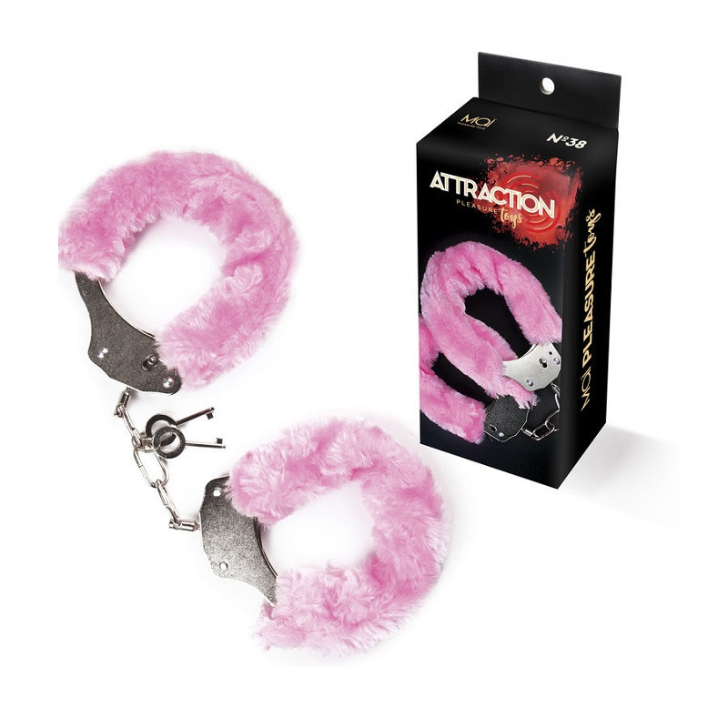 Esposas Metal Forro Rosa Mai Attraction Nº38