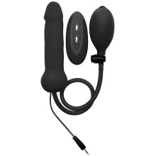 Hinchable Vibrating Silicone Dong Negro Ouch