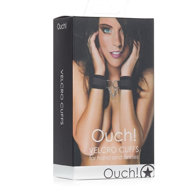 Esposas Ouch Velcro Negras