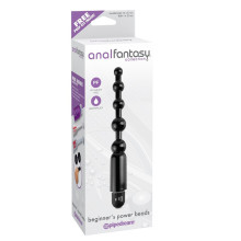 Estimulador Anal con Vibración De Pilas Beginners Power Beads Anal Fantasy