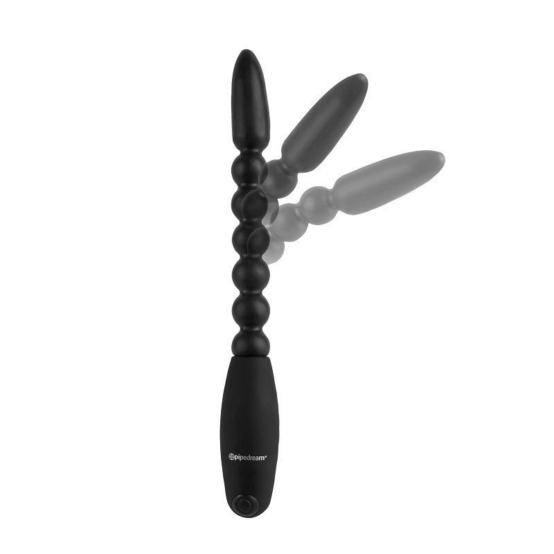 Estimulador Anal con Vibración De Pilas Flexa-Pleaser Power Beads Anal Fantasy