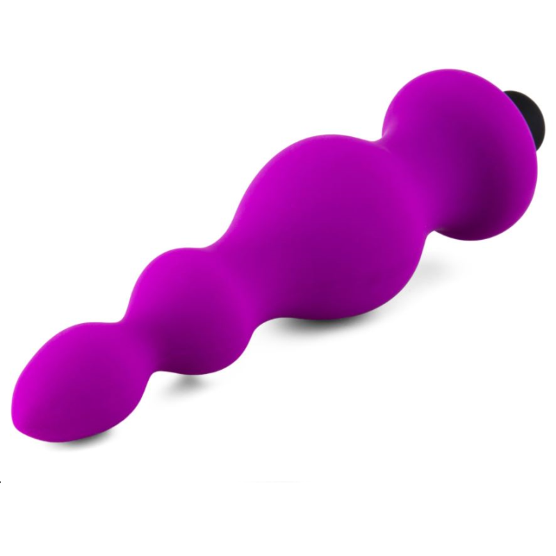 Estimulador Anal con Vibración De Pilas Silicona Adrien Lastic