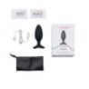 Estimulador Anal con Vibración Recargable APP Hush 2 By Lovense Talla M