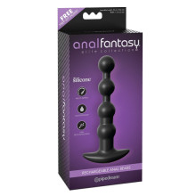 Estimulador Anal con Vibración Recargable Silicone Beads Aanl Fantasy Elite