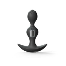 Estimulador Anal Con Vibración Recargable Twinny Bud Negro