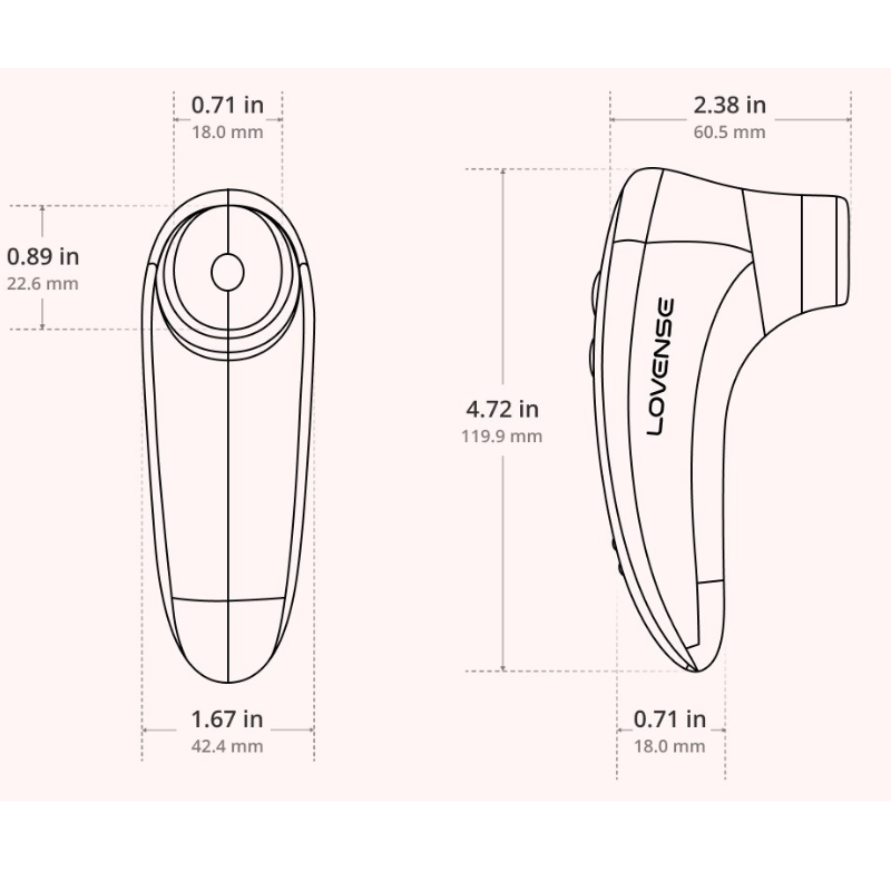 Estimulador Clitorial Tenera 2 Succión By Lovense