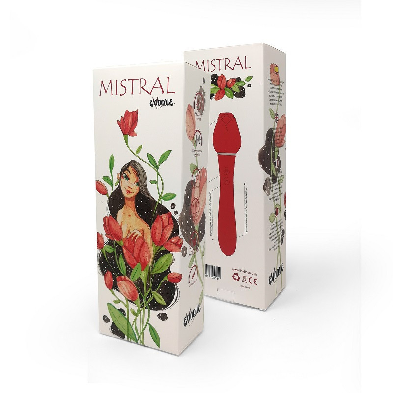 Estimulador Clitorial Vibrador Y Succionador Evoque Mistral