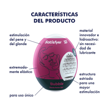 Huevo Masturbador Satisfyer Egg Single Bubble