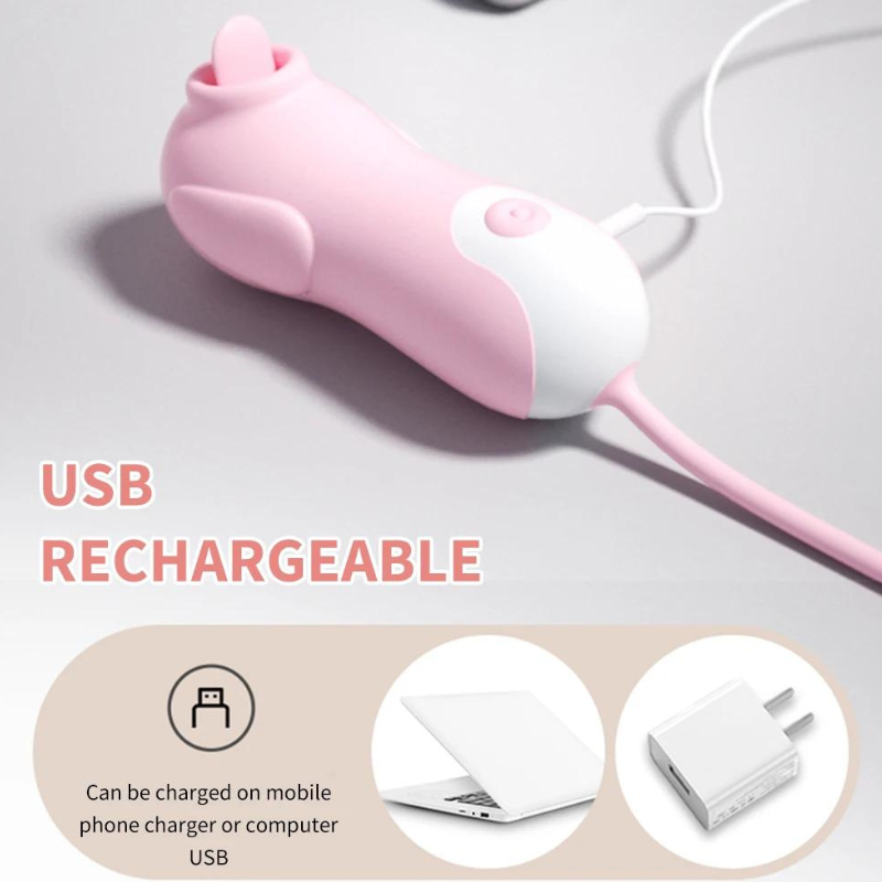 Estimulador Recargable Lengua Perrito