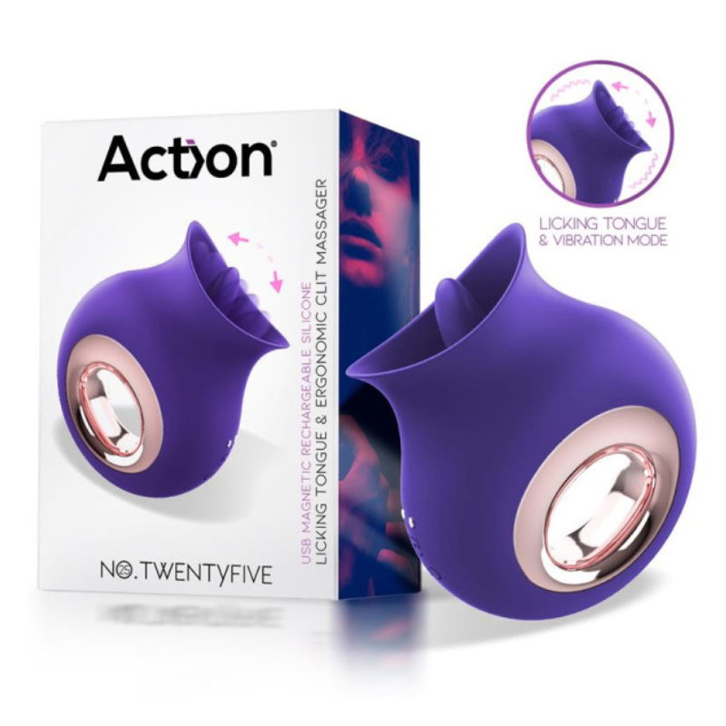 Estimulador Recargable Lengua Twentyfive Action