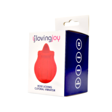Estimulador Recargable Rose Licking Loving Joy