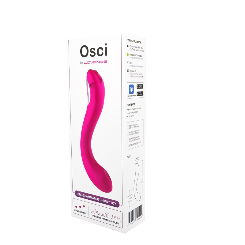 Estimulador Recargable Vibrador App Control Osci By Lovense