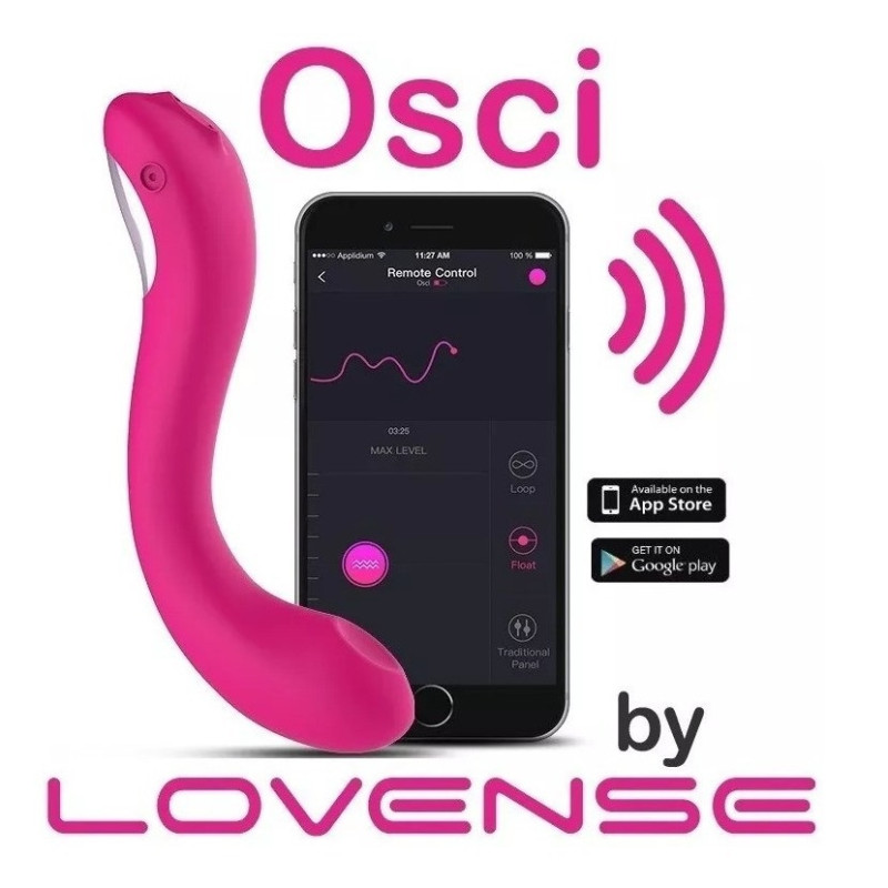 Estimulador Recargable Vibrador App Control Osci By Lovense