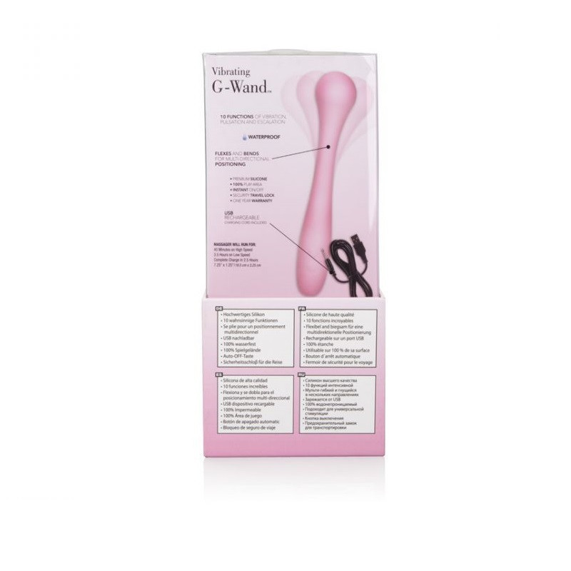 Estimulador Recargable Vibrador Calexotics Masajeador G-Wand