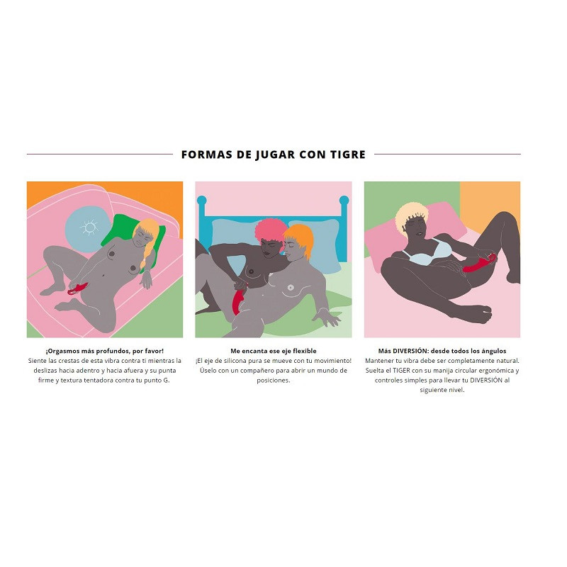 Estimulador Recargable Vibrador Fun Factory Tiger Indian G5