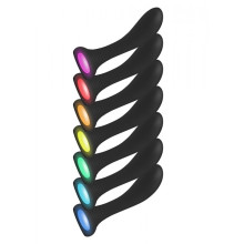 Estimulador Recargable Vibrador Luz Punto G Zare Black