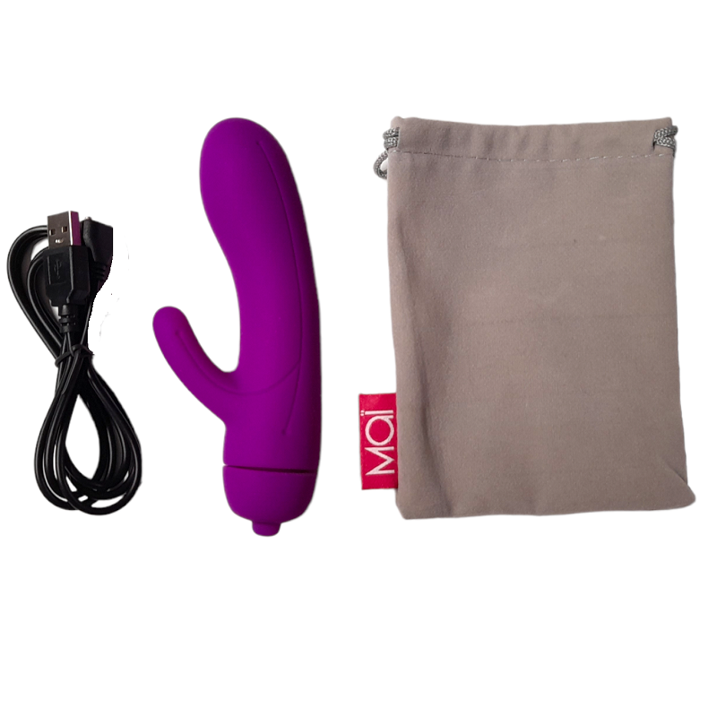 Estimulador Recargable Vibrador Mai Nº 84 Violeta