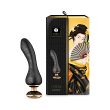 Estimulador Recargable Vibrador Shunga Masajeador Sanya Negro
