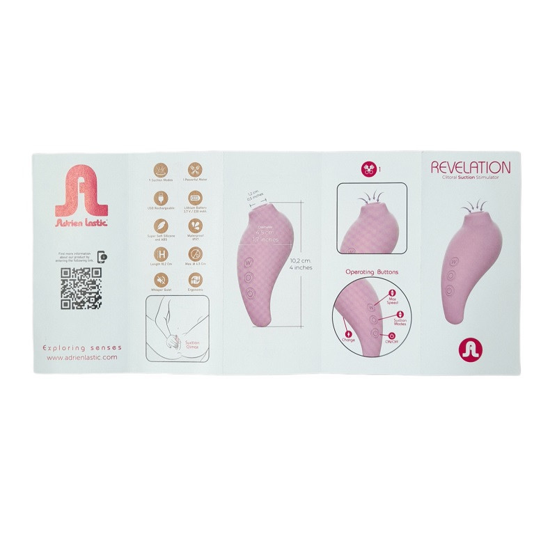 Estimulador Revelation Succionador Adrien Lastic Rosa